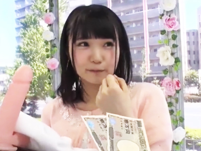 ぐうカワ萌え系少女にディルド腰振りしてもらって発情したところにホンモノちんぽ登場！
