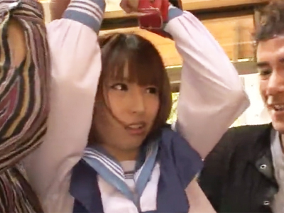 鬼畜集団がJKにかわいい友達を紹介させては拉致って中出しする非道♡